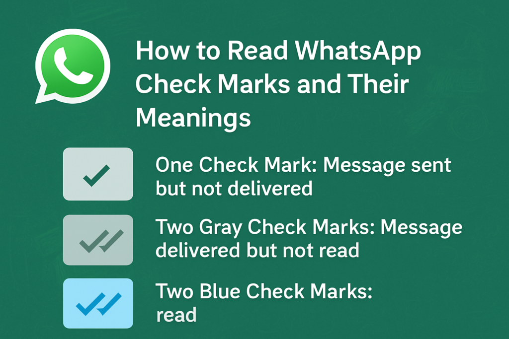How to Read WhatsApp Check Marks and Their Meanings