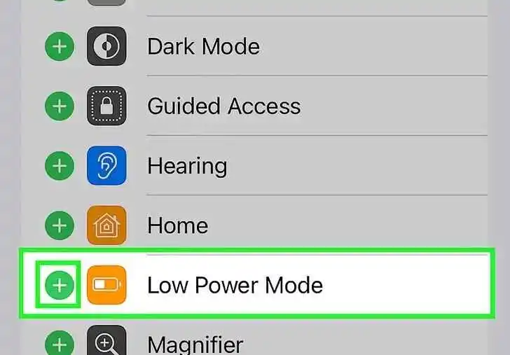 Add Low Power Mode