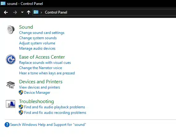 On PC Go to Control Panel