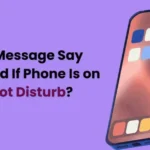 Will iMessage say delivered if phone is on do not disturb