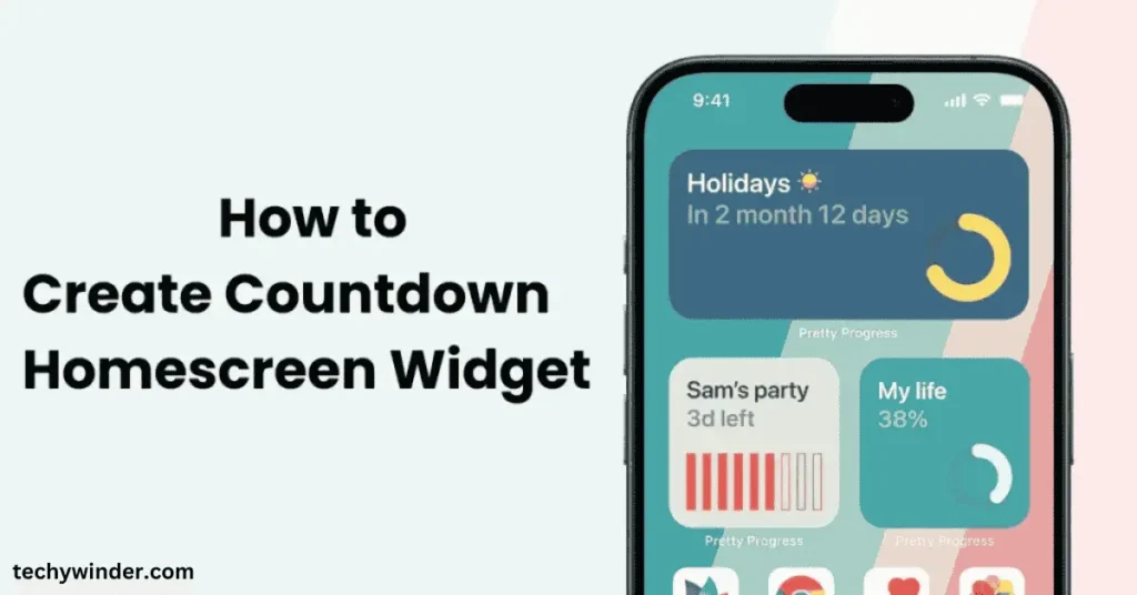 How to Create Countdown Homescreen Widget on iPhone