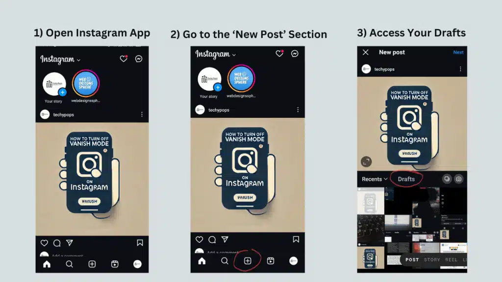 How to Find Post Drafts on Instagram