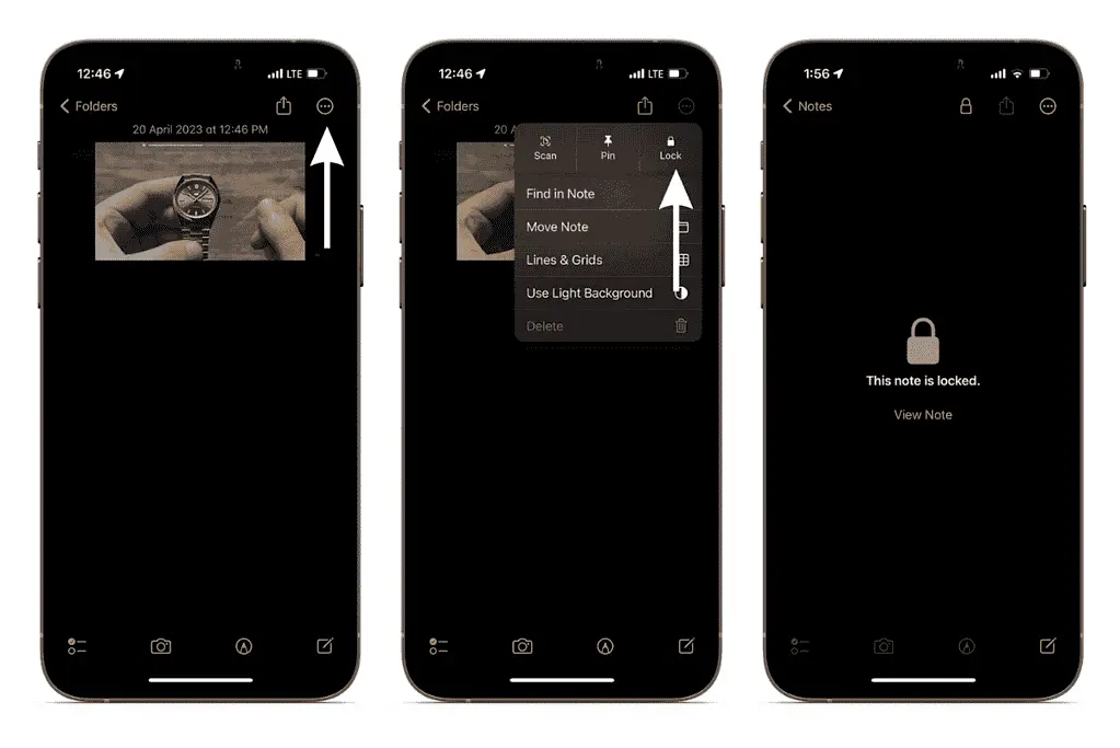 How to Lock Pictures on iPhone Using Notes App